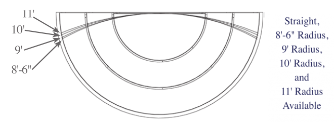 Latham Polymer Wedding Cake Step 9 foot Radius ST9006 | Royal